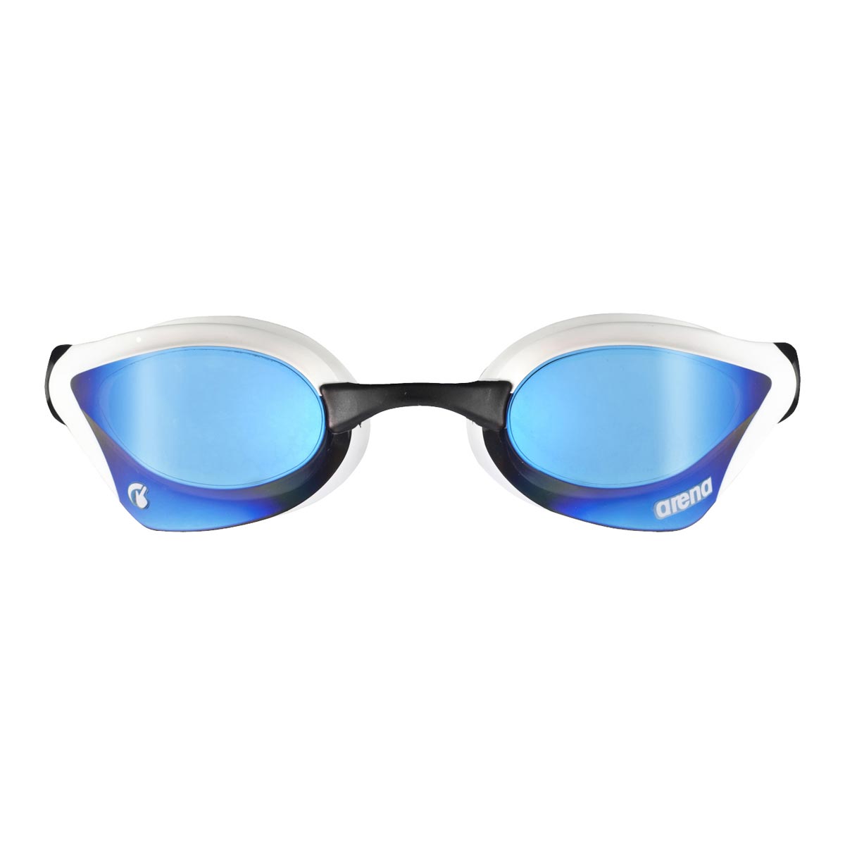 Arena Cobra Core Swipe Mirrored Goggles - Blue / White