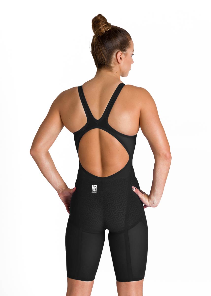 Arena Powerskin Carbon Glide Openback Kneesuit - Black / Gold