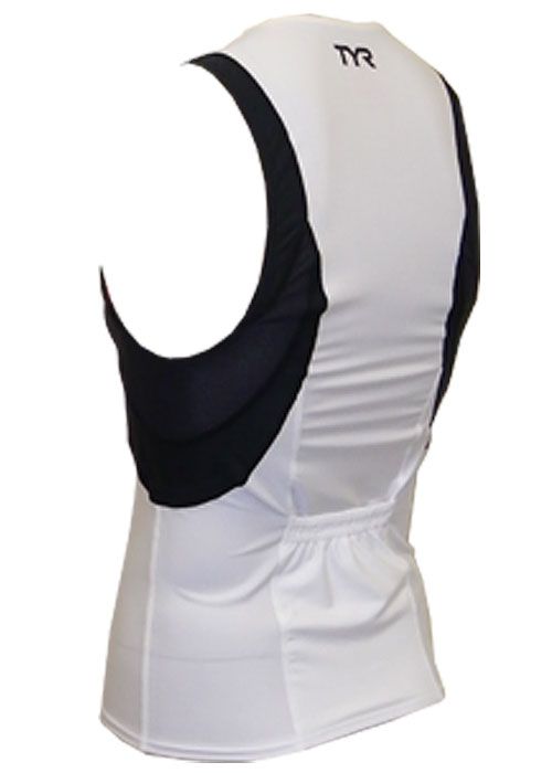 TYR Male Competitor Collection Singlet White/Black on Sale now