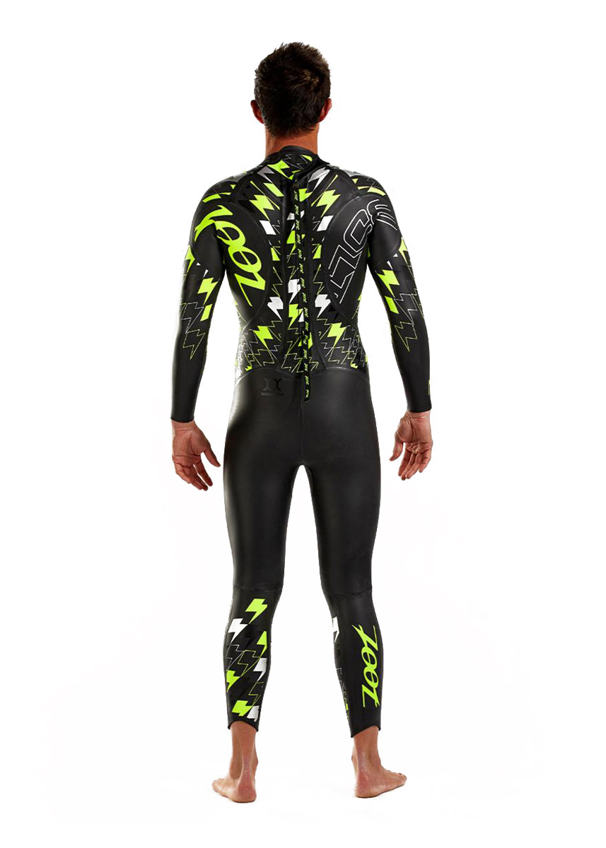 Zoot Men's Bolt Tri Wetsuit - Yellow / Silver
