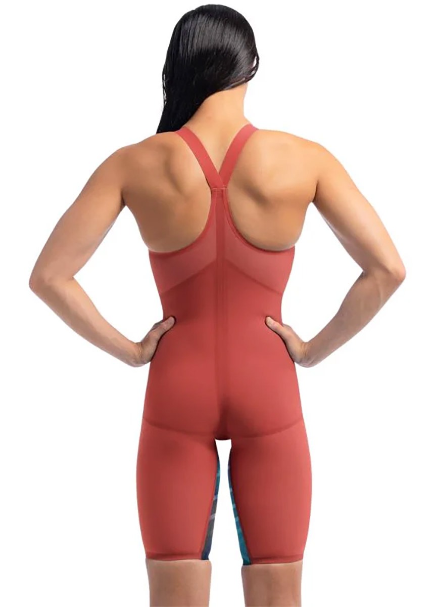 Speedo Fastskin LZR Pure Valor 2.0 Closedback Kneeskin - Red / Blue