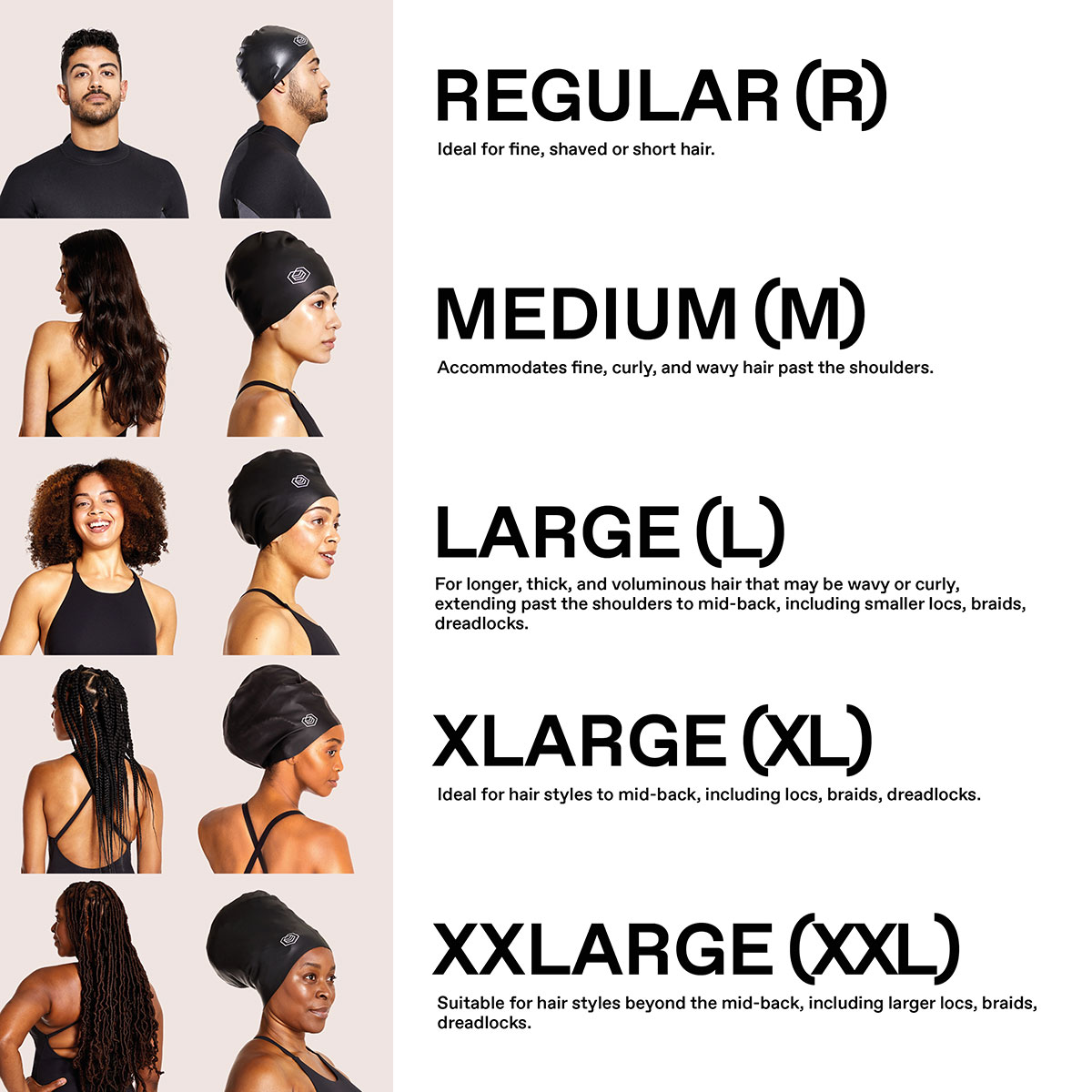 Soul Cap Adult Voluminous Swim Cap 