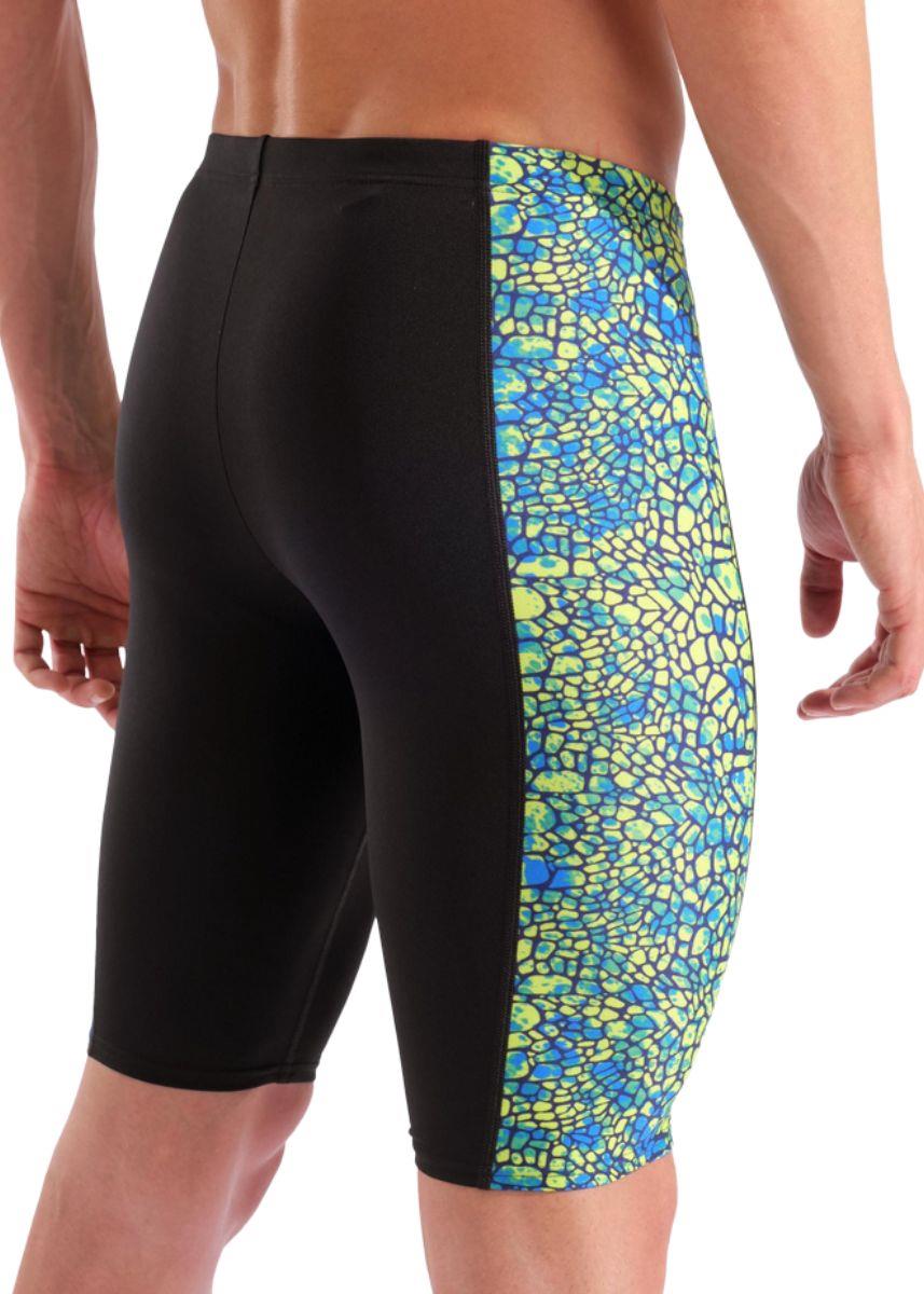Arena Snakeskin Jammer - Black / Green / Multi