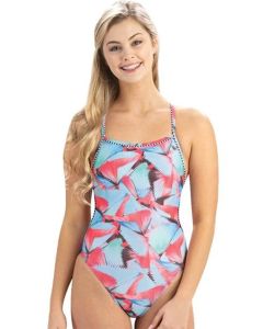 Uglies Revibe Fancy Print Tie Back Swimsuit