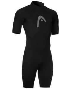 HEAD Men's MultiSport Shorty Wetsuit - Black/ Lime