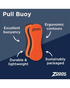 Zoggs Pull Buoy - Black / Orange
