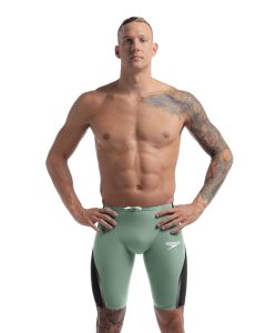 Speedo Fastskin LZR Pure Intent 2.0 High Waisted Jammer - Green / Black