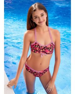Uglies Girls Rawr Print 2-Piece Swim Bikini