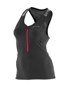 Orca Women's 226 Perform Singlet - Black/ Orange