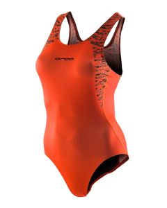 Orca One Piece Swimsuit - Orange