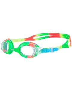 TYR Kids Swimple Tye Dye Goggles - Green/Orange