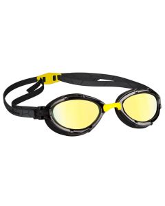 Mad Wave Triathlon Mirrored Goggles - Yellow