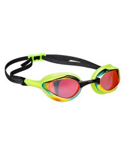 Mad Wave Alien Rainbow Mirrored Goggles - Green