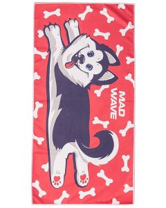 Mad Wave Husky Small Microfiber Towel - Red