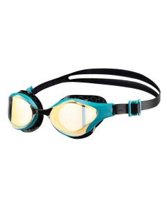Arena Air-Bold Swipe Mirror Goggles - Yellow Copper/Green Lake