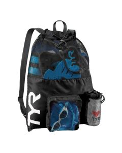 TYR Big Mesh 40L Mummy Bag - Black