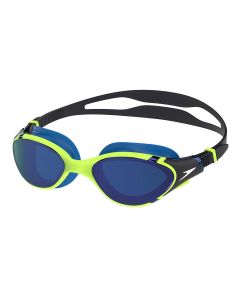 Speedo Biofuse 2.0 Mirrored Goggles - Electric Lime / Cobalt / Iris Mirror