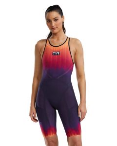 TYR Venzo Openback Influx Kneesuit - Navy / Multi