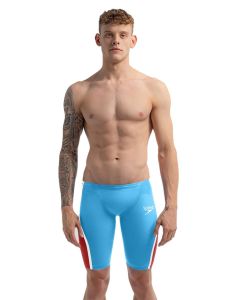 Speedo Fastskin LZR Pure Intent 2.0 Jammer - Blue / Red / Snow