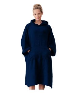 Towel City Adult Poncho - Navy