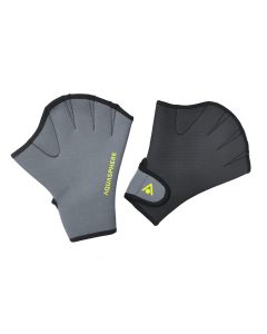 Aquasphere Swim Gloves - Black / Bright Yellow