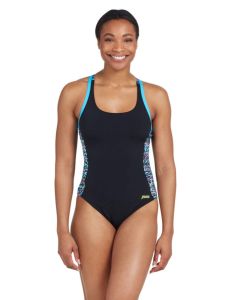 Zoggs Atomback Swimsuit - Namibia Print