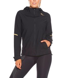 2XU Women's Ghost Jacket - Black/Gold