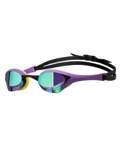 Arena Cobra Ultra Swipe Mirror Goggles - Emerald / Plum / Lime