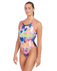Zoggs Sunset Tri Back Swimsuit