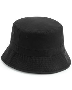 Beechfield Recycled Polyester Bucket Hat - Black