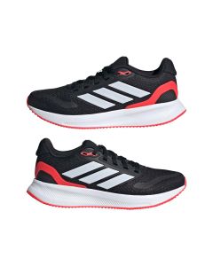 Adidas Junior Runfalcon 5 Trainers - Black / White / Red