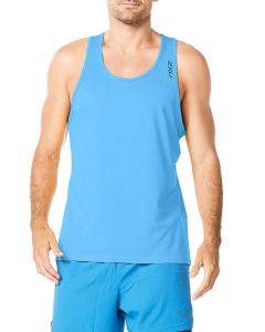 2XU Men's Aero Singlet - Lake Blue