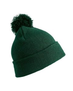 Core Kids Pom Pom Beanie - Bottle Green
