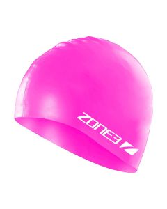 Zone3 Silicone Swim Cap - Pink