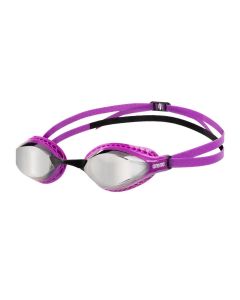 Arena Airspeed Mirrored Goggles - Silver / Purple / Black