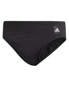 Adidas Boy's Pro Solid Swim Trunks - Black / White