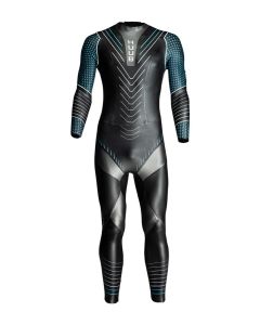 HUUB Men's Pinnacle Wetsuit NB 3:5 - Black/Blue/Silver