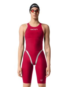 Akron Ultraskin Light Kneesuit - Red -Front view