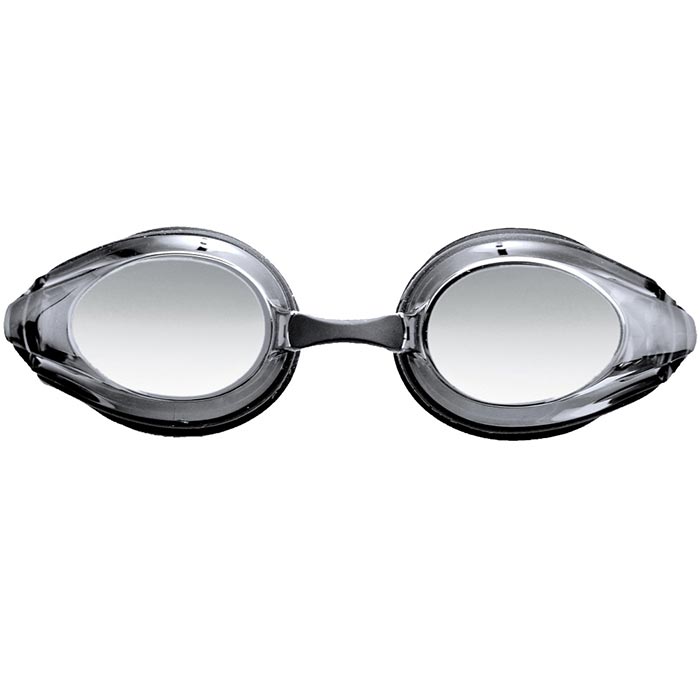 Arena Tracks Mirrored Racing Goggles V2 Black/Silver