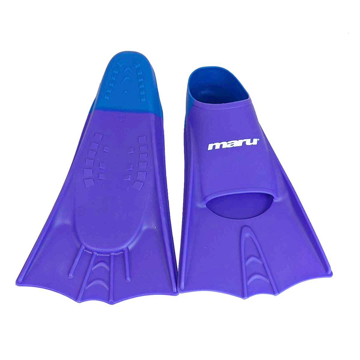Maru Short Blade Fins - Purple/Blue