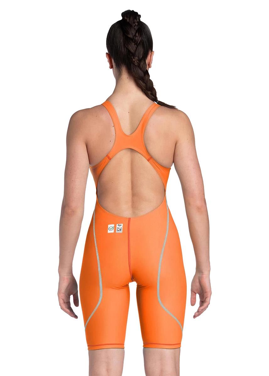 Arena Powerskin ST NEXT Limited Edition Openback Kneesuit - Orange / Teal