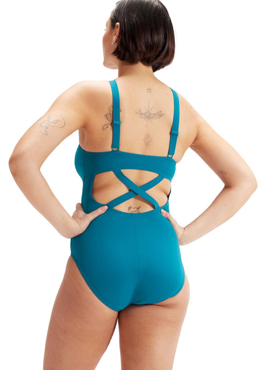 Speedo Shaping Enlace 1 Piece Swimsuit - Ocean Depths