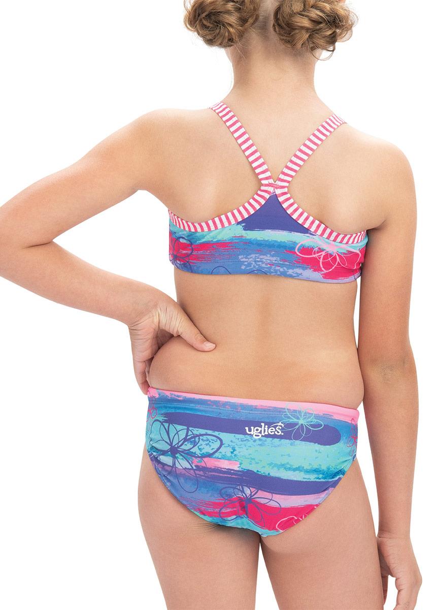 Dolfin Girls Surfs Up Print 2-Piece Bikini