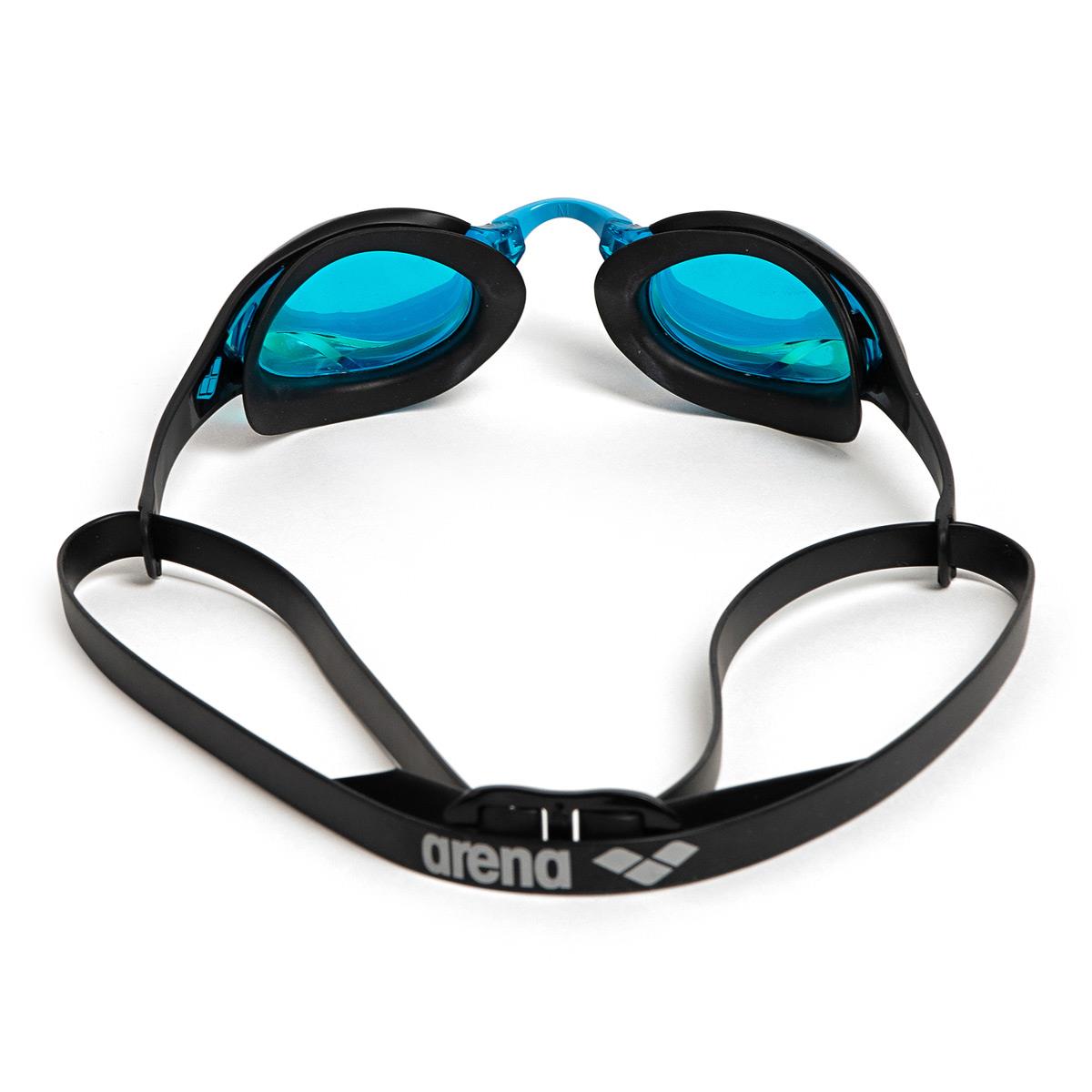 Arena Cobra Edge Swipe Mirrored Goggles- Aqua / Black