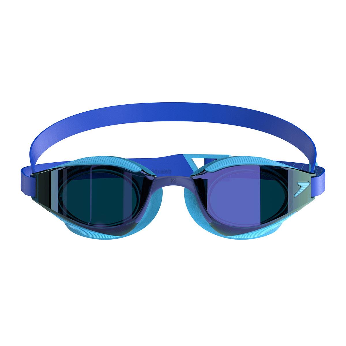Speedo Junior Fastskin Hyper Elite Mirrored Goggles - Picton Blue / Cobalt / Iris