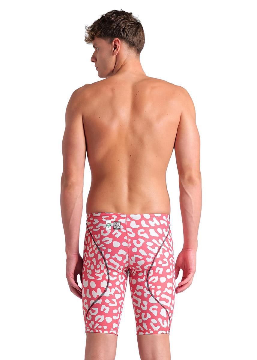 Arena Powerskin ST Next Limited Edition Leopard Skin Jammer - Geranium
