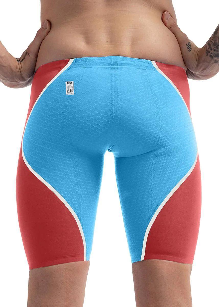 Speedo Fastskin LZR Pure Intent 2.0 Jammer - Red / Blue / Snow