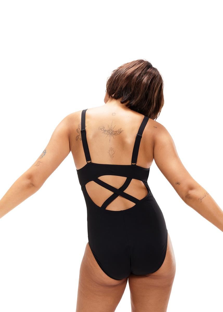 Speedo Women's Shaping Enlace Swimsuit - Black
