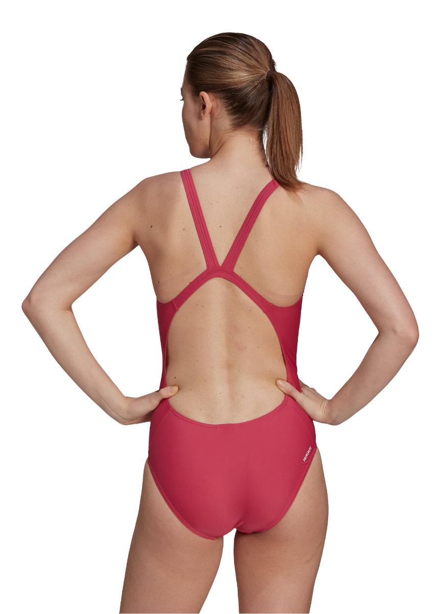 Adidas SH3.RO Mid 3 Stripe Swimsuit - Pink