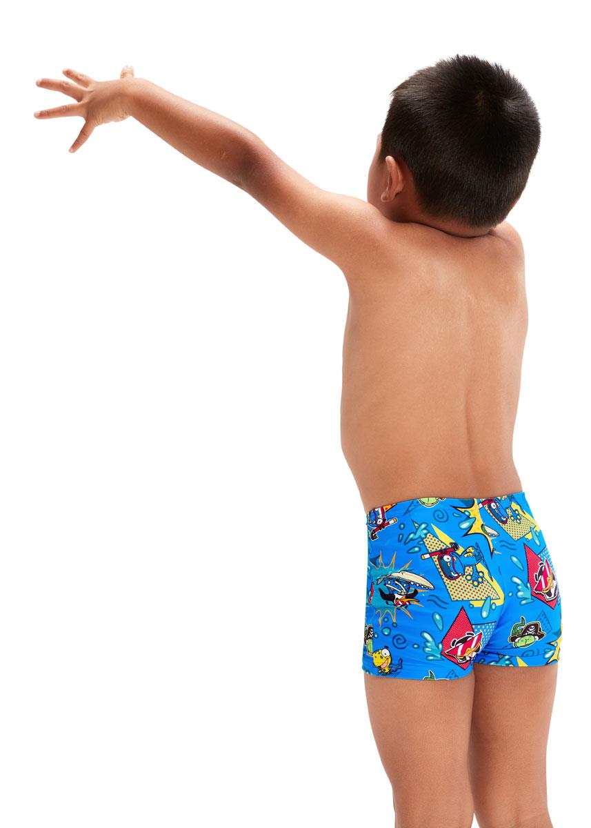 Speedo Infant Digital Allover Aquashort - Bondi/Canary/Cherry Pink